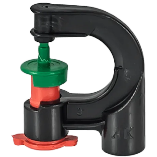 Aspersor Microirigare Diametru Irigare 3 m, Raza de Actiune 90 grd, Debit Maxim 40 l/h, Presiune 2 Bar, Portocaliu