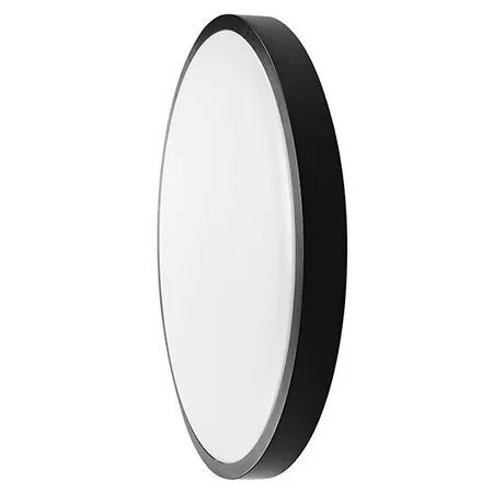 Plafoniera LED 24W IP44 6500K alb rece - negru V-TAC SKU-76381-24