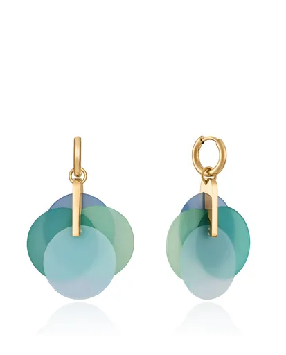 Viceroy Cercei jucăuși placați cu aur Kiss 14029E01013