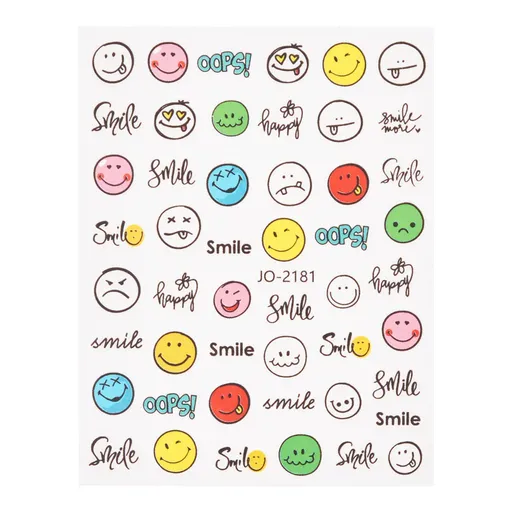 Abtibild unghii 3D JO-2181 Oranjollie