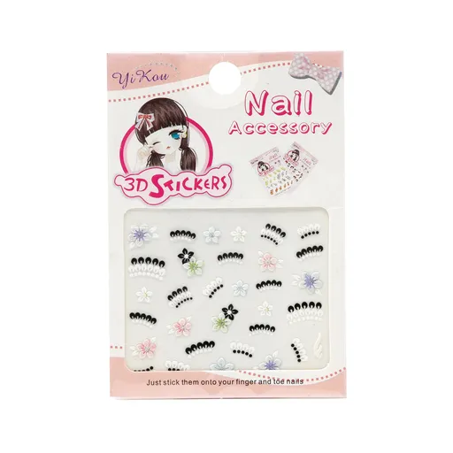 Abtibilduri unghii 3D, Nail Accessory LS-20