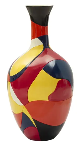 Mauro Ferretti Vază Cu Linii Geoemtrice cm Ø 29X59 | Aosom Romania