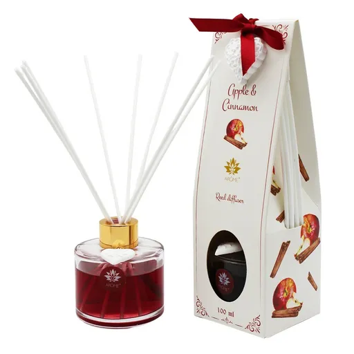 Difuzor cu bețișoare Arome Apple and Cinnamon, 100ml
