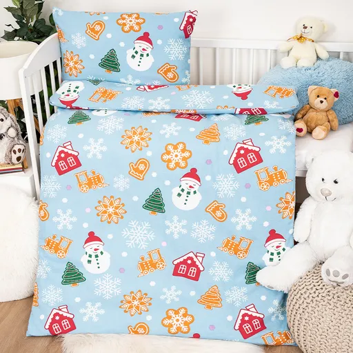 Lenjerie de pat din flanel pentru copii 4Home Sweet Winter, 100 x 135 cm, 40 x 60 cm, 100 x 135 cm, 40 x 60 cm