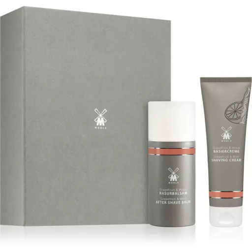 Mühle Aftershave Grapefruit & Mint set cadou pentru ras pentru bărbați
