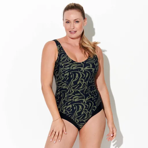 Costum de baie Floresta dintr-o singură piesă cu cupe D+