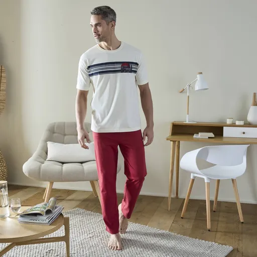 Pantaloni de pijama de culoare solidă