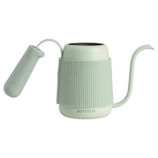 Cafetiera Gooseneck BUYDEEM CD2006, 350 ml, Otel inoxidabil, Verde