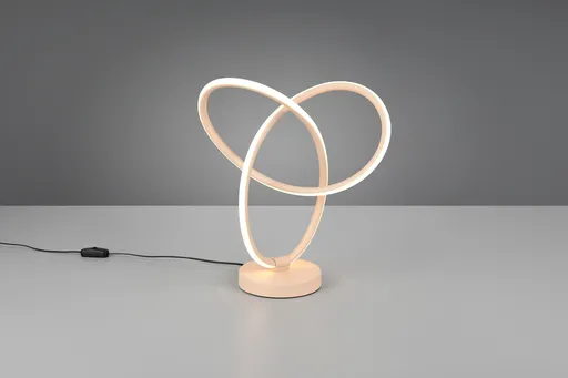 Lampa de masa Lando, RL, 28x12x28 cm, 8W, 1x SMD, metal, bej