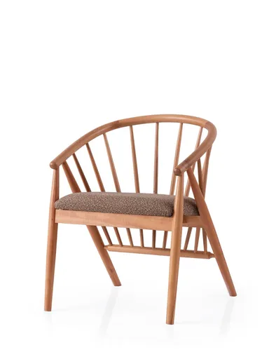 Scaun, Hanah Home, Ava, 60x77x54.5 cm, Stejar / Maro deschis