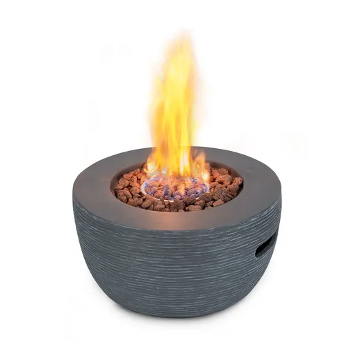 Blumfeldt Vitina, șemineu pe gaz, 40.000 BTU/13kW, capac, arzător din oțel inoxidabil