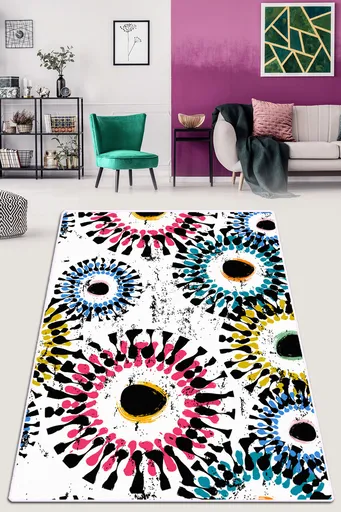 Covor, Dissipationes Djt, 80x120 cm, Poliester, Multicolor