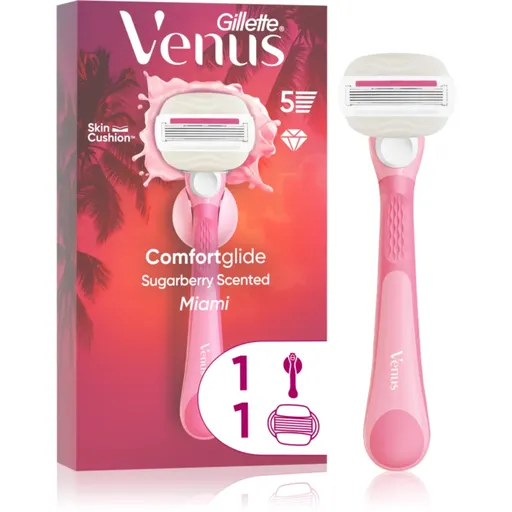 Gillette Venus Comfortglide Sugarberry Miami epilator pentru femei cu suport pentru duș 1 buc