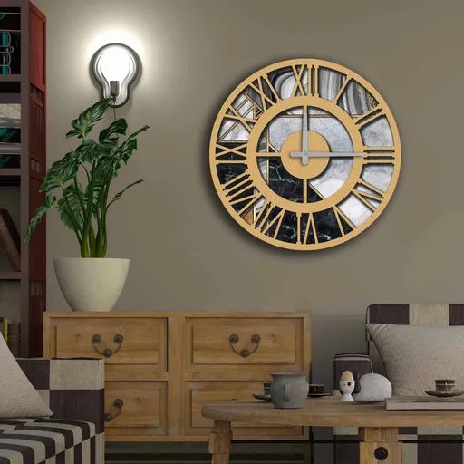 Ceas de perete, 5050MS-057, ø50 cm, Multicolor