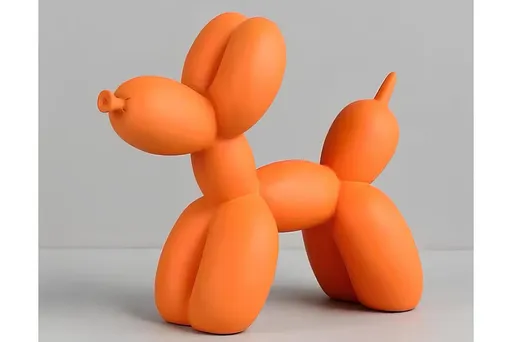 Decoratiune, CY0413, 17x8x22 cm, Poliester, Portocaliu