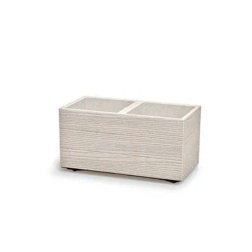 Ghiveci MADERA CASE ECO WOOD 57,7 cm, alb, alb, S