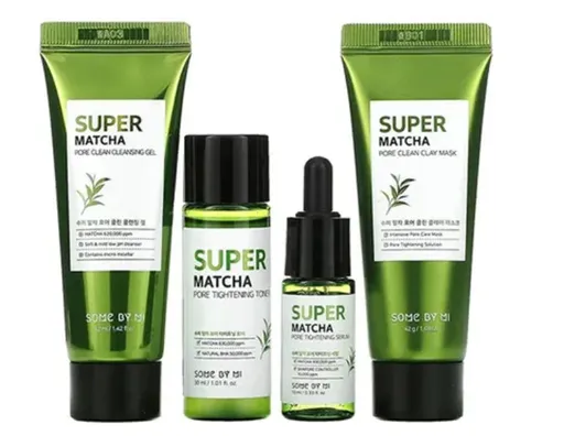 Some By Mi Set cadou pentru curățarea feței Super Matcha Pore Care