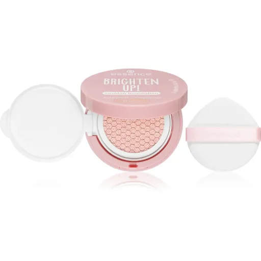 essence BRIGHTEN UP! Cushion Foundation burete cu machiaj matifiant culoare 11 Sand 12 g
