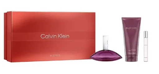 Calvin Klein Euphoria - EDP 100 ml + lapte de corp 200 ml + EDP 10 ml