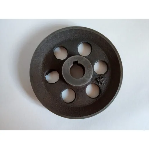 Fulie motor electric cu gauri int ax 24 mm - ext 250 mm