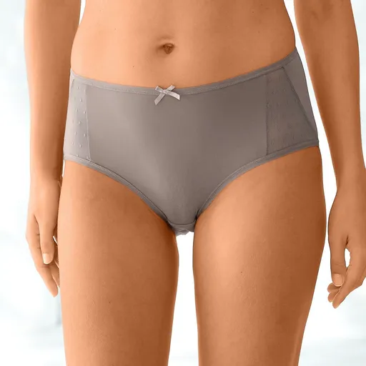 Set de 2 chiloți maxi din microfibră și tul