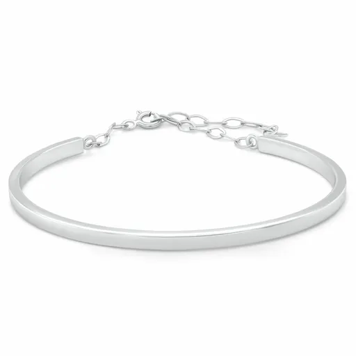 Brilio Silver Brățară solidă din argint pentru femei BRC234W