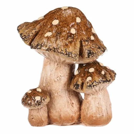 Decorațiune de toamnă Ciuperci, 13 x 10 x 14 cm,poliresină