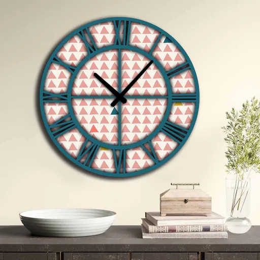 Ceas de perete, 5050MS-019, ø50 cm, Multicolor