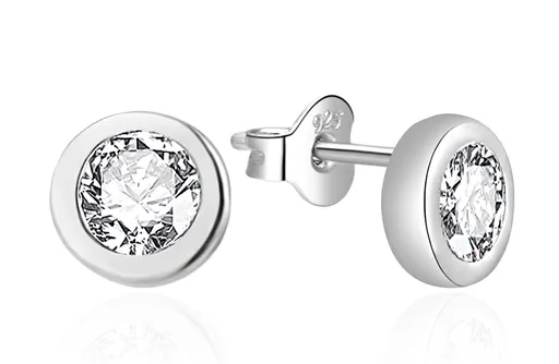 Agato Cercei eleganți tip stud din argint AGT-E057PW 0,7 cm