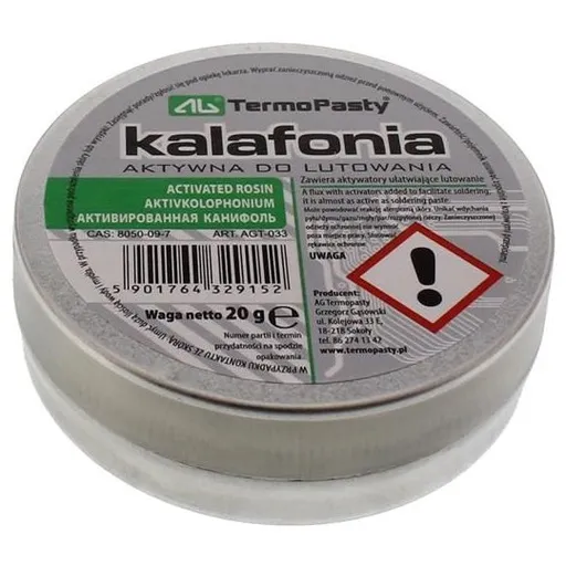 Colofoniu cutie 20gr, TermoPasty RSN-BX-20-TPY / 5901764329152