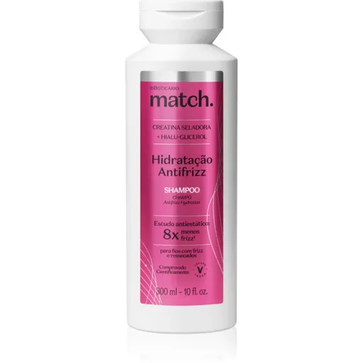 oBoticário Match. Anti-Frizz sampon hidratant anti-electrizare 300 ml