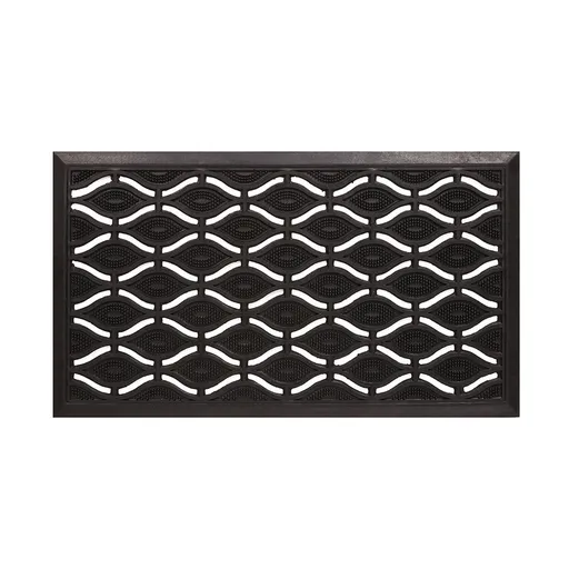 Preș de cauciuc 1252 negru, 55 x 90 cm, 55 x 90 cm