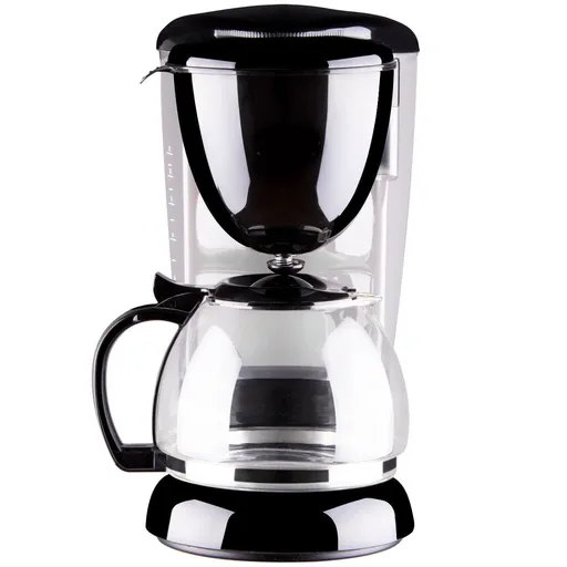 Cafetiera electrica Rosberg R51170C, 800W, 10-12 cesti, Sticla ignifuga, Negru/Alb