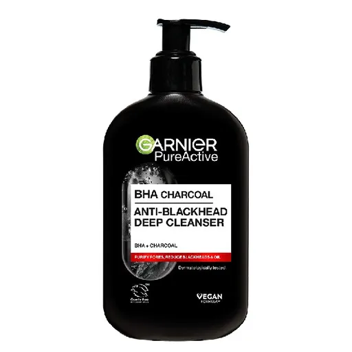 Garnier Gel de curățare împotriva punctelor negre (Charcoal Cleansing Gel) 250 ml