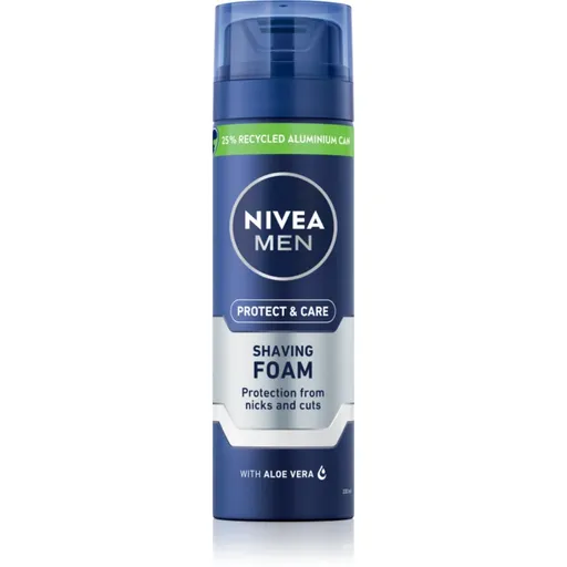 NIVEA MEN Protect & Care spumă pentru bărbierit pentru barbati 200 ml