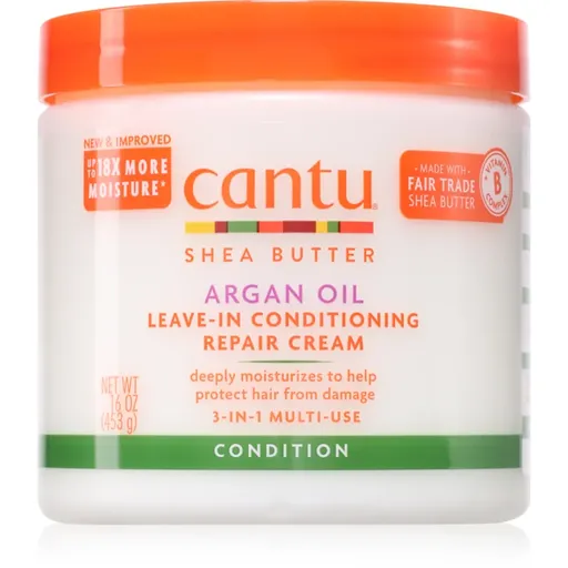 CANTU Shea Butter Leave-In Conditioning Cream balsam cremă pentru păr 453 g