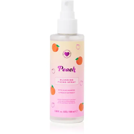 I Heart Revolution Peach Mattifying Fixing Spray spray de fixare si matifiere make-up culoare Peach 100 ml
