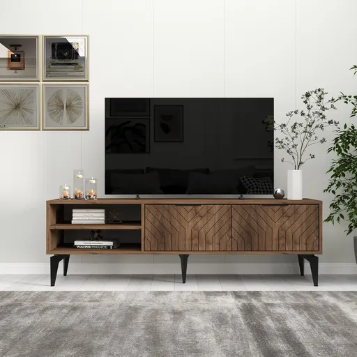 Comoda TV, Hanah Home, Regina, 160x50x29.6 cm, Maro