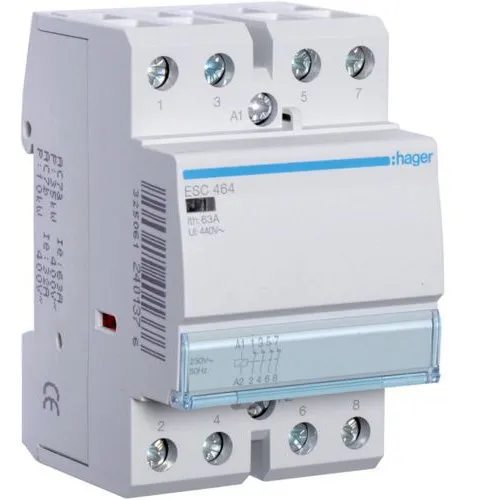 Contactor 63A, 4NI, 230V Hager ESC464