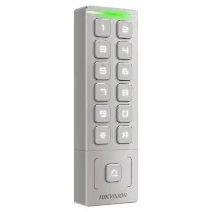 Terminal control acces standalone Hikvision DS-K1T809MX, PIN/Card M1 Mifare 13.56KHz, Wiegand 26/34, Alarma