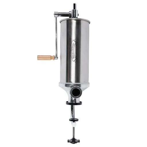 Masina de Umplut Carnati Vertical PRO din Inox, Micul Fermier, 4 kg, 5 palnii, GF-1415-G02