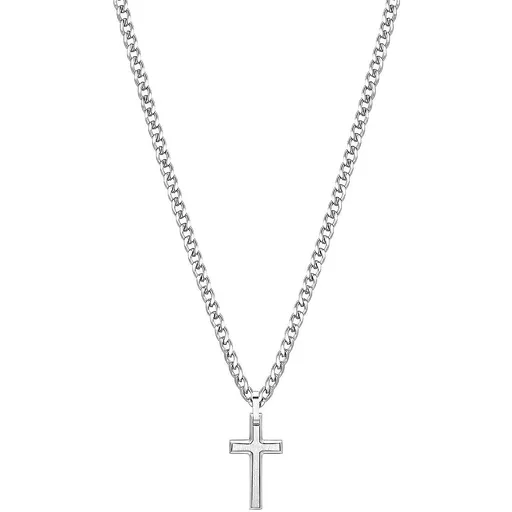 Brosway Colier fashion din oțel cu cruce Ink BIK10