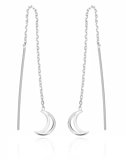 Agato Cercei lungi din argint cu lună AGT-E044V