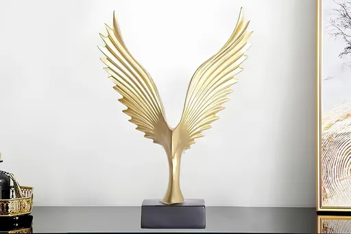 Decoratiune, CY0350, 31x23 cm, Poliester, Auriu