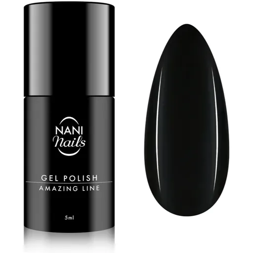 NaniNails NANI Amazing Line lac de unghii sub forma de gel culoare Black Tie 5 ml