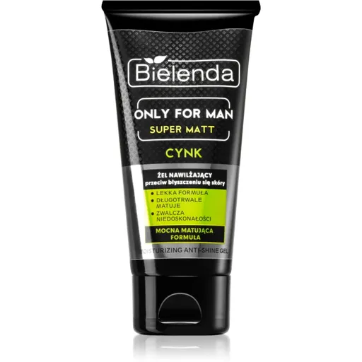 Bielenda Only for Men Super Mat gel hidratant pentru piele lucioasa cu pori dilatati 50 ml