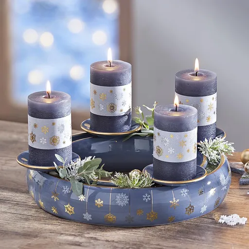 Suportul din ceramică Fulgi de zăpadă