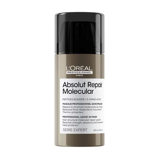 L'Oréal Professionnel Masca fără clătire pentru păr deteriorat Absolut Repair Molecular (Professional Leave-in Mask) 100 ml