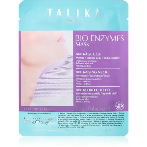 Talika Bio Enzymes Anti-Aging Neck Mask masca pentru celule cu efect de întărire 12 g