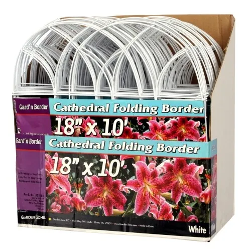 Gărduleț de grădină alb, 3 m, alb